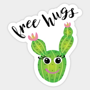 Cactus Hugs Sticker